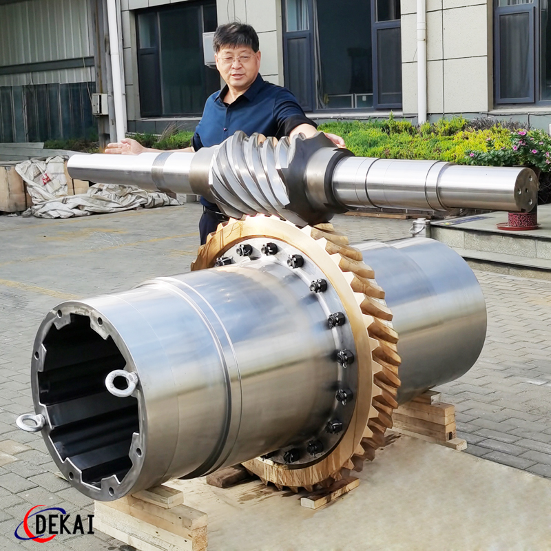 非標內花鍵二次包絡蝸輪蝸桿